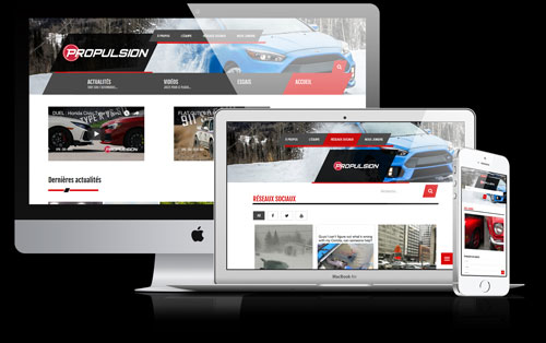Nouveau site WordPress pour Propulsion