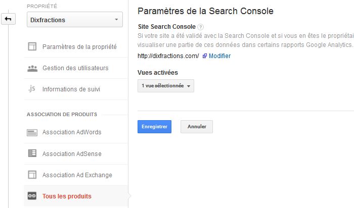 Search Console Google Analytics