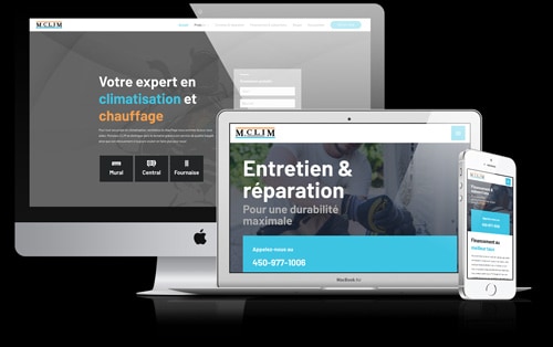 Création de site WordPress pour Monsieur CLIM